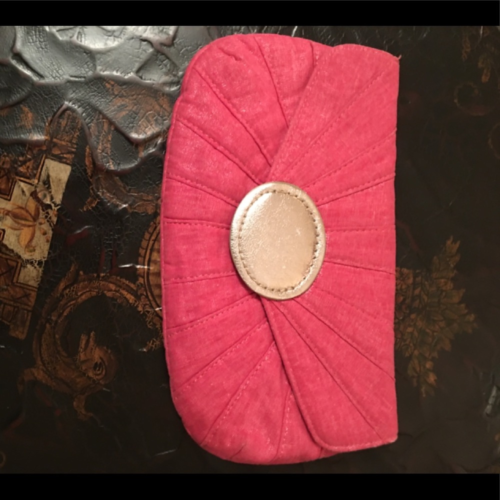 Chico’s pink clutch purse, #54